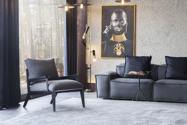 Sada 2-dílného pohovky + křesla Středně měkký pohodlný Moderní styl Luxusní Nový