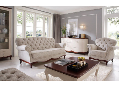Sedací souprava Chesterfield Sofa Couch 2 části. Pohovky, gauče 3+1.