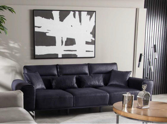 Sofa set nábytek set kávová sedací sestava 3+3+1 italský styl nábytek