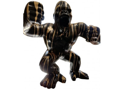 Abstraktní dekorace zahradní figurína Gorilla socha Deko Barevně malované sochy Nové