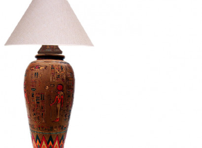 Egyptská stojací lampa, stolní lampa, lampa, lampy, ruční práce, osvětlení, stojací lampa