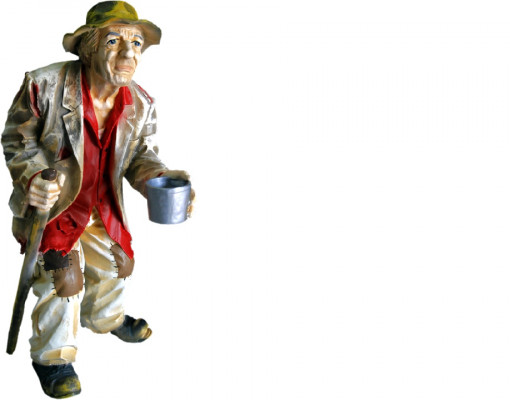 Design žebrák socha socha socha socha sochy dekorácie dekorácie 5623 Nový