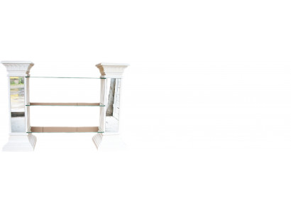 Design regál XXL Vitrina Sloup Váza Decovase Zrcadlo Dekorace Deco 1838 Nový
