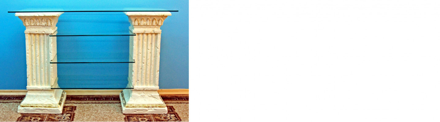 Design Vitrine Regal Skleněné Sloupové Vitríny Regály Televizní Skříň Obývací Pokoj 1872 Nové