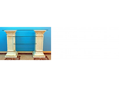 Design Vitrine Regal Skleněné Sloupové Vitríny Regály Televizní Skříň Obývací Pokoj 1872 Nové