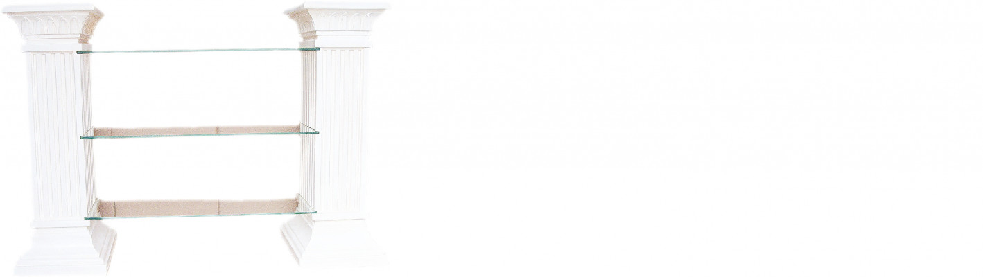 Design Vitrína Regál Sloupové Vitríny Regály Skříň Obývací Pokoj 1839 Nový