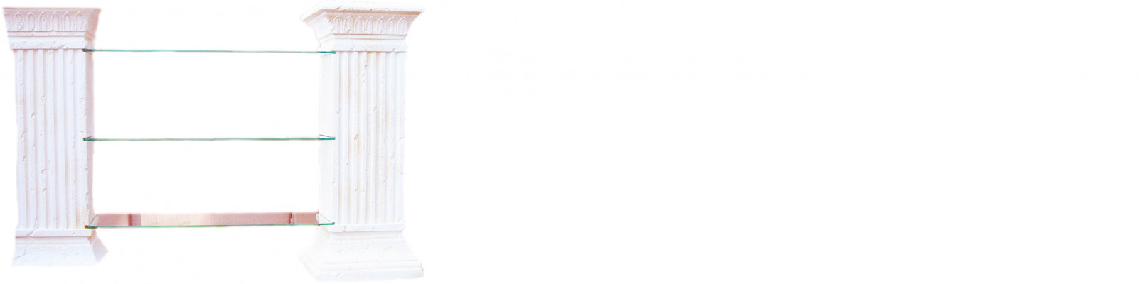 Design Vitrine Regal Skleněné sloupy Vitrínové regály TV skříň Obývací pokoj 1842 Nový