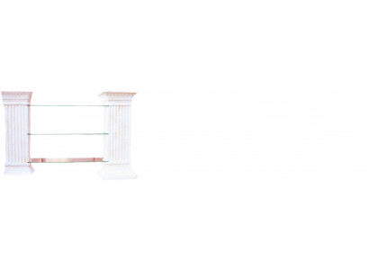 Design Vitrine Regal Skleněné sloupy Vitrínové regály TV skříň Obývací pokoj 1842 Nový