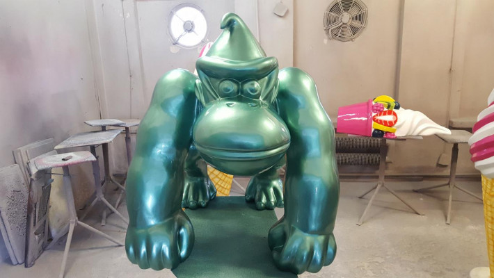 Dekorace Deko Gorila Zahrada Nový Designérská Figurína Socha Moderní Figury Sochy