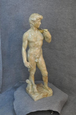 David Socha Sochy Sochy Antikní Styl Socha Sochy Figur XXL 115cm Nové