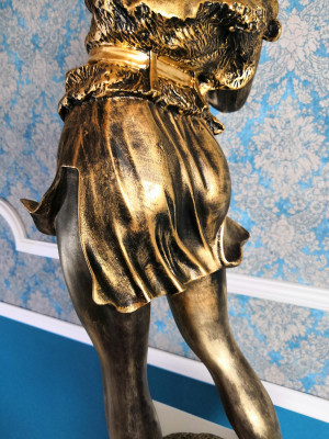 Diana bohyně s luku střela XXL designová socha socha figurína sochy dekorace.