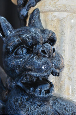 Design Sloup Sloup Gragol Gotické sloupy Socha Sochy Stojan s květinami