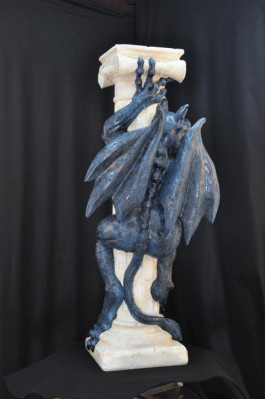 Design Sloup Sloup Gragol Gotické sloupy Socha Sochy Stojan s květinami