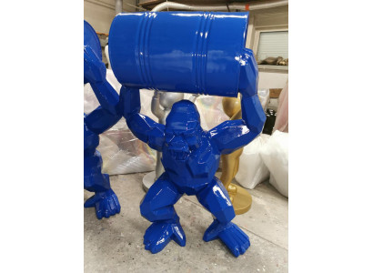 Designer Figur Socha Moderní figurky Sochy Dekorace Deko Gorila Zahrada Nové