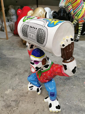 Sochy Dekorace Deko Gorila Zahrada Nový Designér Figura Socha Moderní Sochy