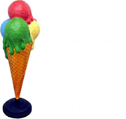 Design zmrzlinový sala figura socha sochařská sakra dekorace deko 160cm