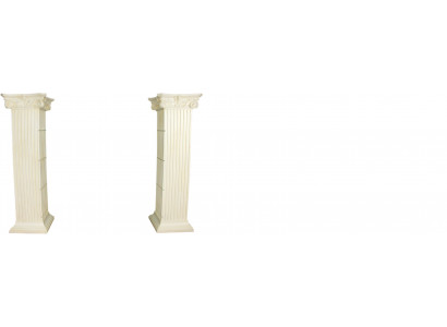 Regál Skleněná Vitrína Římské Sloupy Regály Vitríny XXL 210cm Sloup Egypt Nový