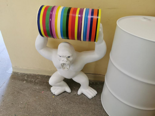 Designer socha sochařské umění moderní sochy sochy dekorace dekorace gorila zahrada nový
