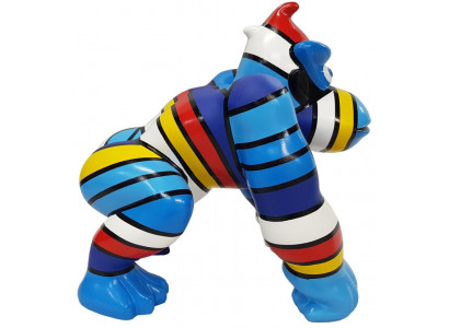 Designer Figur Socha Moderní sochy Sochy Dekorace Dekorace Gorila Zahrada Nový.