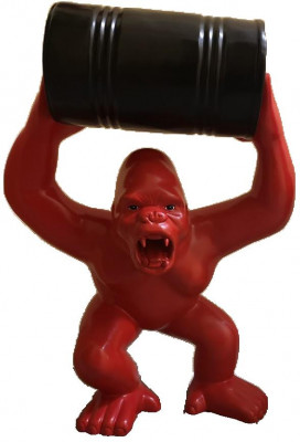 Návrhář Gorilla Figurína Socha Moderní Sochy Sochy Dekorace Dekorace Zahrady Nový