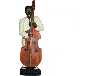 Design Kontrabas Socha Socha Figurína Sochy Dekorace 4021 Nový