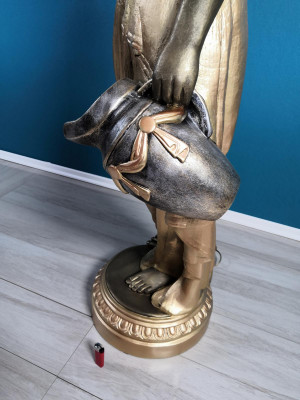 Stojací lampa Lampa Svítidlo Socha Figura Sochy Socha Stojací lampa