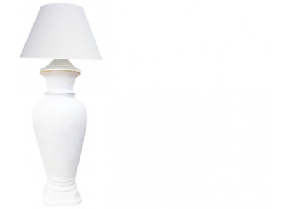 Design stojací lampa Vaza XXL stojan svítidla Regál Osvětlený vitrína 132cm