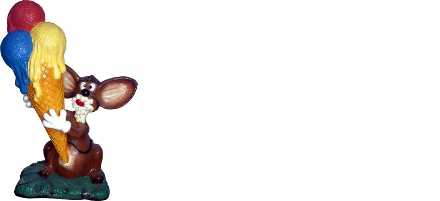 Design myš s sochou z ledu socha sochy sochy dekorace zmrzlinárna