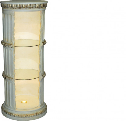 Vitrína Bar Regál Skleněná Amfora Váza Podlaha Váza Sloup Skříň Vitríny Regály 1858