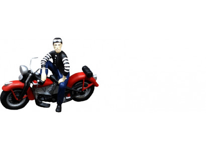 Design Motocyklový jezdec socha socha soška sošky dekorace 5687