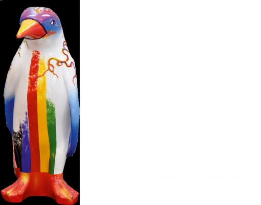 Design Luxus Figur Skulptur Handarbeit Pinguin Tier Skulpturen XXL 67cm Figuren  Design luxus socha socha rukou pinguina zvířecí sochy XXL 67cm figurine
