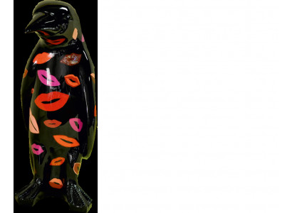 Design Luxus Socha Socha Ruční Práce Tučňák Zvíře Sochy Figury XXL 67cm