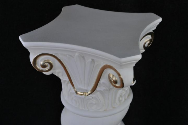 Sloup Medúza Mäander Styl Dekorační sloup Sloupy Socha Stojan Baroko 100cm Nový 1017