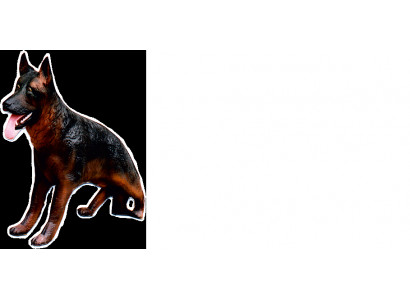 Design sochy německého ovčáka socha soška figurína sošky dekorace Nové 3043