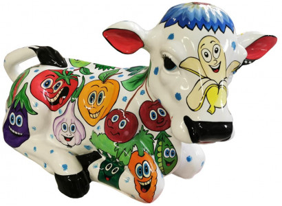 Dům Dekorace Socha Socha Abstraktní Moderní Dekorace Abstraktní Figura Kráva Zahrada