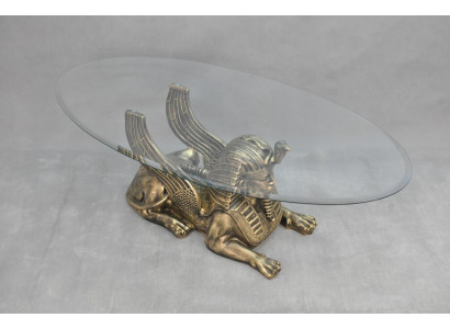 Couchtisch Stůl Skleněné stoly Stoly Faraon Švýcar Glas Egypt 120x60cm