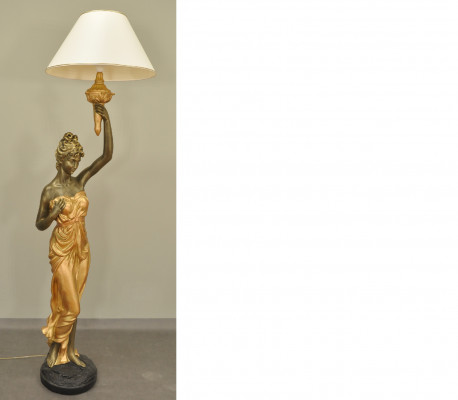 Design svítidla Dívčí lampa Lampový stín Dekorativní lampa Osvětlení 6900