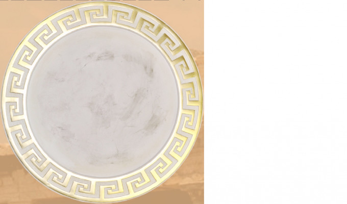Medusa Kulaté Zrcadlo Koupelny Řecký Design Kulaté Stěnní Zrcadlo 6608 100cm Nové