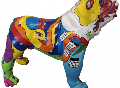 Abstraktní design psa Domácí dekorativní sochařství sochy Figurky Dekorace