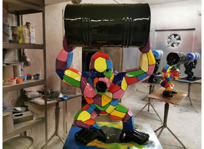 Designer Figur Socha Moderní figuríny Sochy Dekorace Dekorace Gorila Zahrada Nový