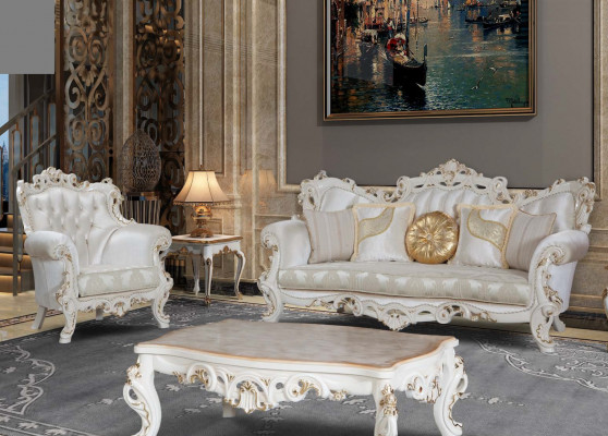 Design potahového sedadla pohovky 3místná pohovka Chesterfield Sofas textilní látka