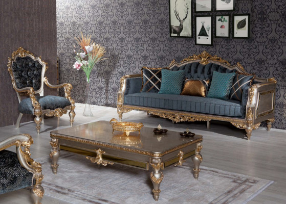 Luxusní křeslo, luxusní čalounění textilie, 1místné čalouněné sedadlo, jednosed v obývacím pokoji.