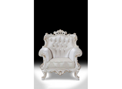 Chesterfield Design křeslo čalouněný luxusní textil Sedadlo 1 Místný Královský