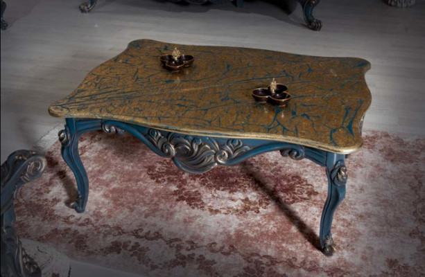 Stůl s kávou Stolky k posezení Obývací pokoj Luxusní designový stůl ze dřeva