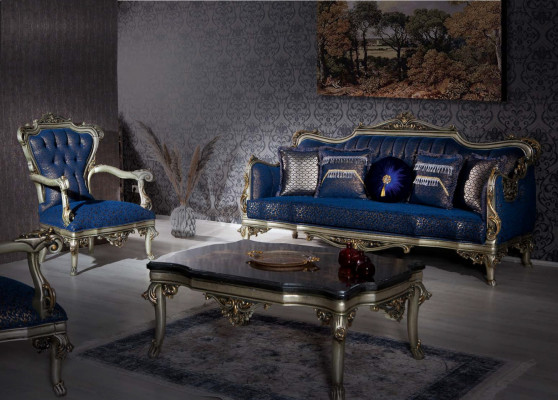 Sofa set Couch Set 3+1 Coffee Table Fabric Sofa Three-seater Couch Furniture 3 pieces.