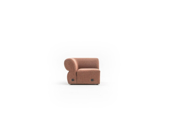 Hnědá pohovka s třemi sedadly Luxus Moderní design obývacího pokoje