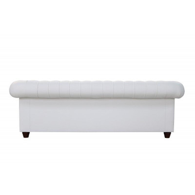 Chesterfield 3+1 Kožená pohovka s funkcí lůžka a pořadím 3+1 kožená pohovka Sofa