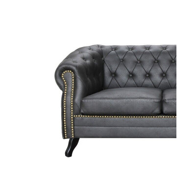 Chesterfield souprava sedacích souprav, pohovka 3+1+1 křesla, potahová souprava, pohovky, kožené látky