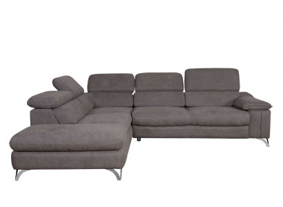 Designový rohový gauč L-tvaru s možností rozložení na postel, kožený a textilní gauč s multifunkcí.
