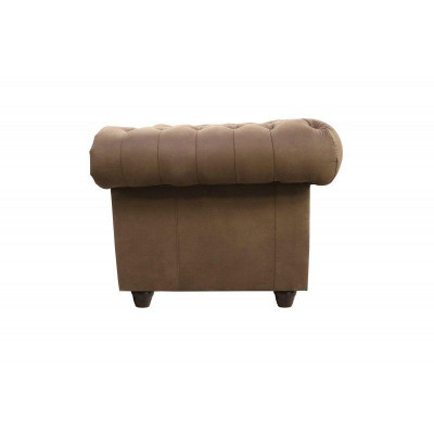 Chesterfield 3+1 Sofá Garnitur Kožená Pohovka pro obývací pokoj Sofa